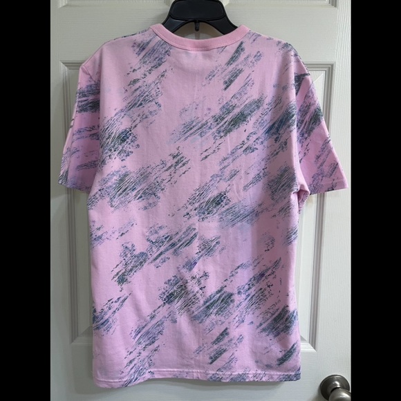NWT Pink Champion Heritage Tee, Crayon Blur, Sz S - Picture 2 of 6